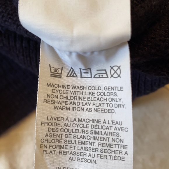 J Crew Men’s Sweater Hoodie, Navy, Size Small - Picture 5 of 8